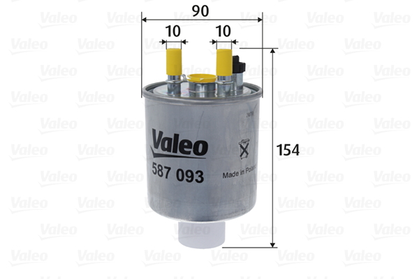 Brandstoffilter Valeo 587093