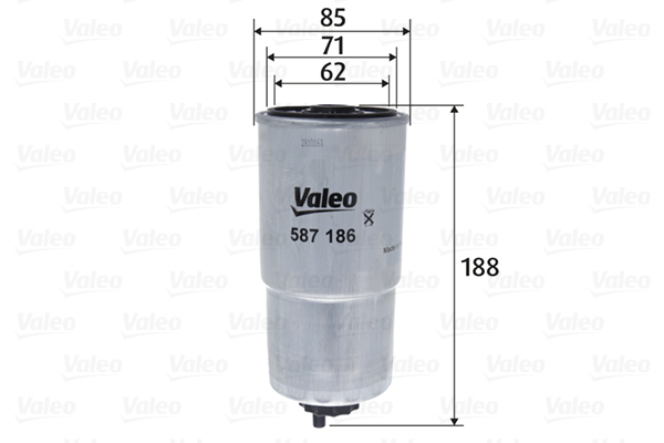 Brandstoffilter Valeo 587186