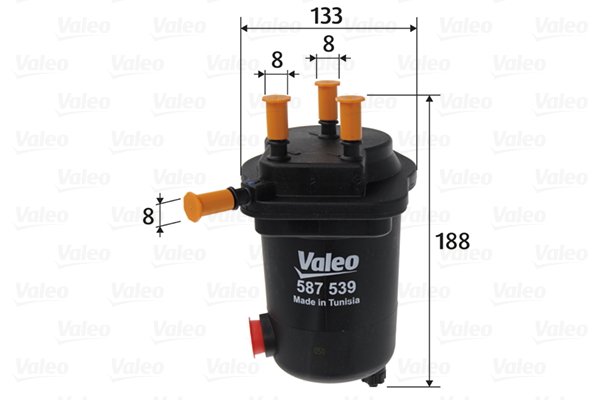 Brandstoffilter Valeo 587539