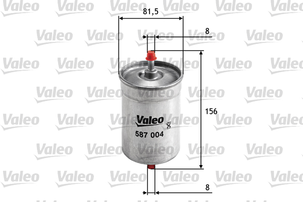 Brandstoffilter Valeo 587004