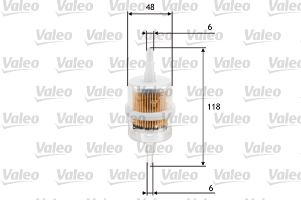 Brandstoffilter Valeo 587005