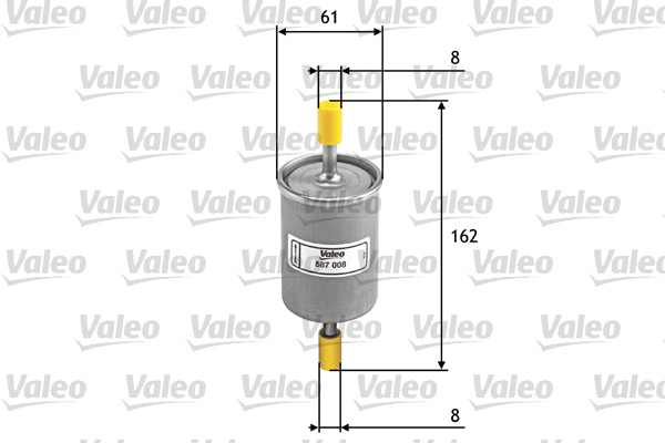 Brandstoffilter Valeo 587008