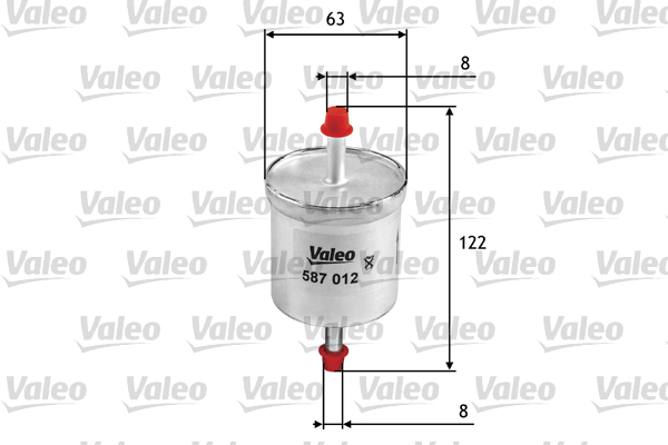 Brandstoffilter Valeo 587012