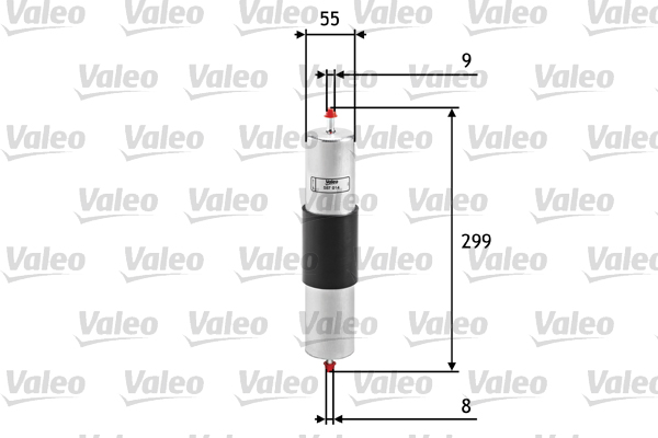 Brandstoffilter Valeo 587014