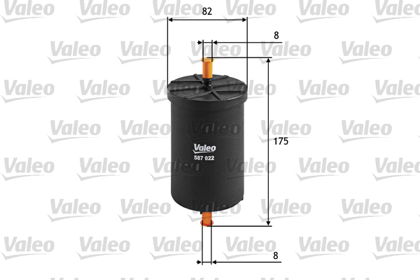 Brandstoffilter Valeo 587022