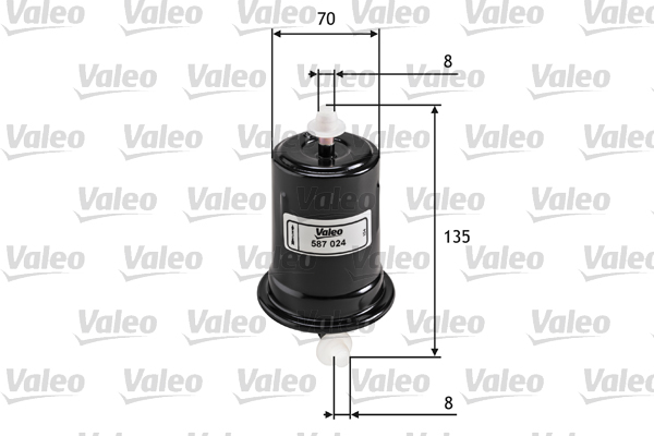 Brandstoffilter Valeo 587024