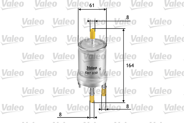 Brandstoffilter Valeo 587030