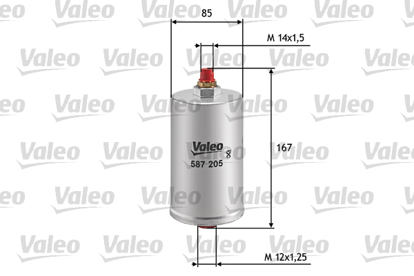 Brandstoffilter Valeo 587205