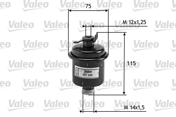 Brandstoffilter Valeo 587208