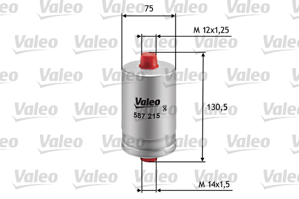 Brandstoffilter Valeo 587215