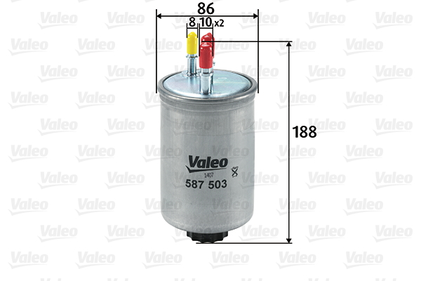 Brandstoffilter Valeo 587503