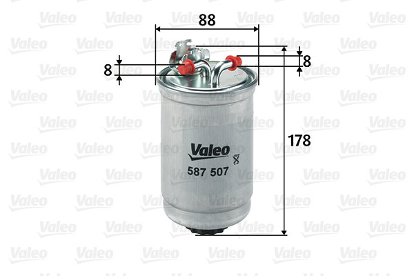 Brandstoffilter Valeo 587507