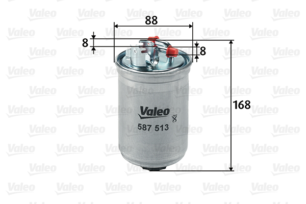 Brandstoffilter Valeo 587513