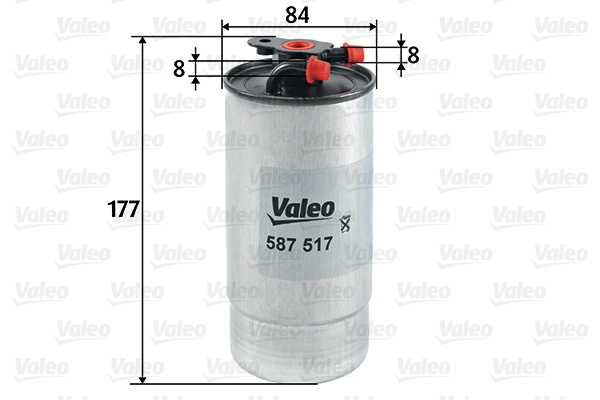 Brandstoffilter Valeo 587517