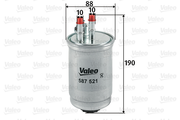 Brandstoffilter Valeo 587521