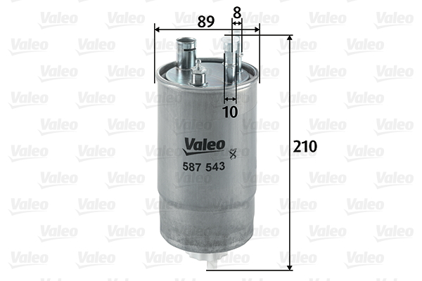 Brandstoffilter Valeo 587543