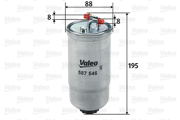 Brandstoffilter Valeo 587546