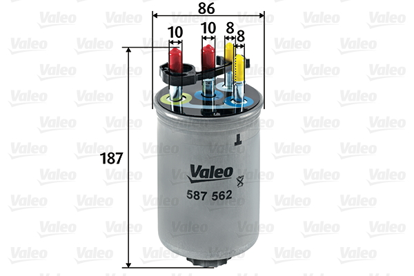 Brandstoffilter Valeo 587562