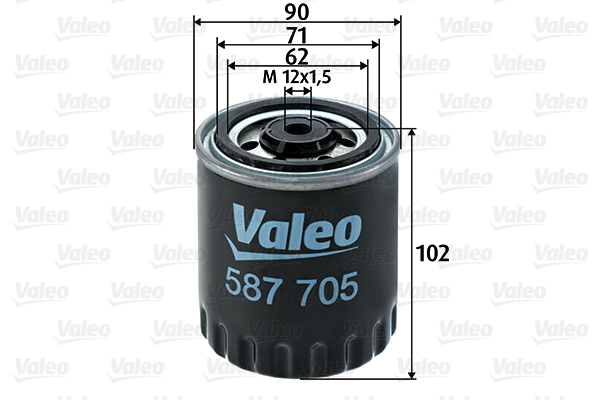 Brandstoffilter Valeo 587705