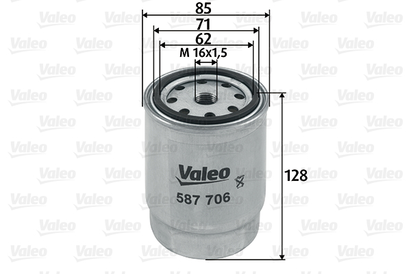 Brandstoffilter Valeo 587706