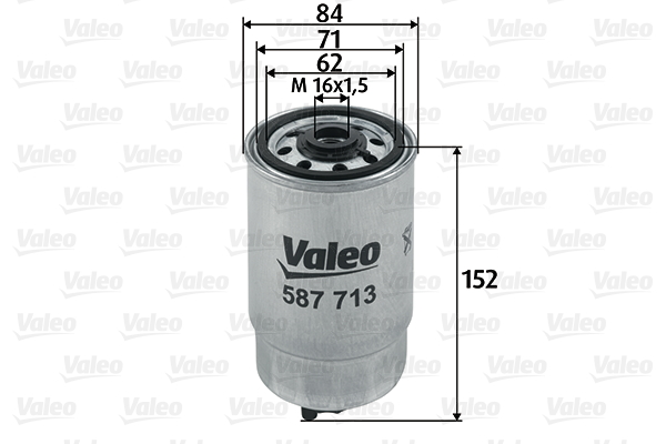 Brandstoffilter Valeo 587713