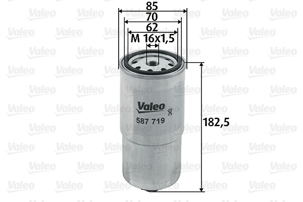 Brandstoffilter Valeo 587719