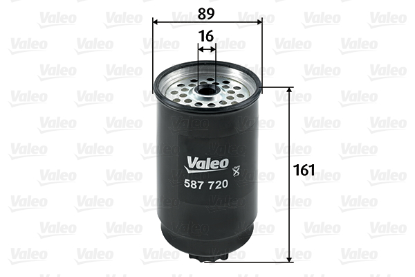 Brandstoffilter Valeo 587720