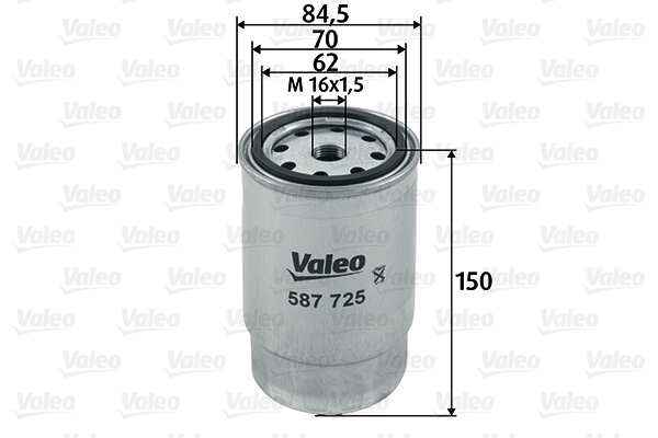 Brandstoffilter Valeo 587725