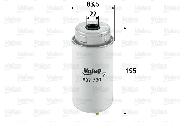 Brandstoffilter Valeo 587730