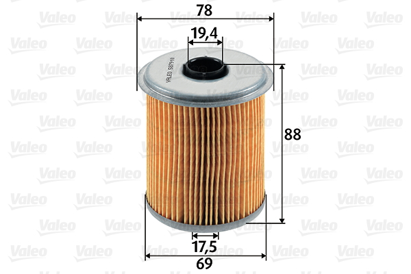 Brandstoffilter Valeo 587910