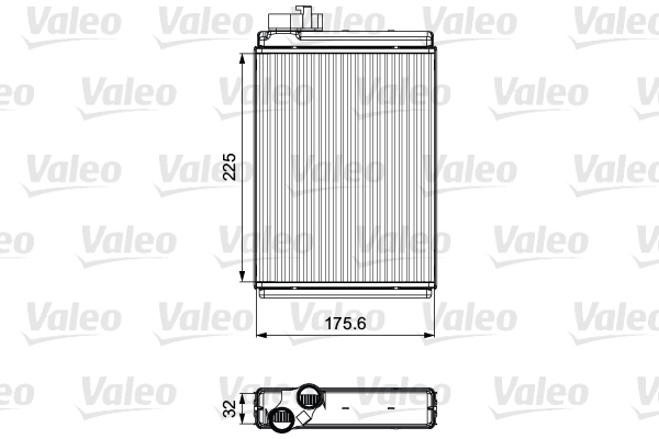 Kachelradiateur Valeo 811507