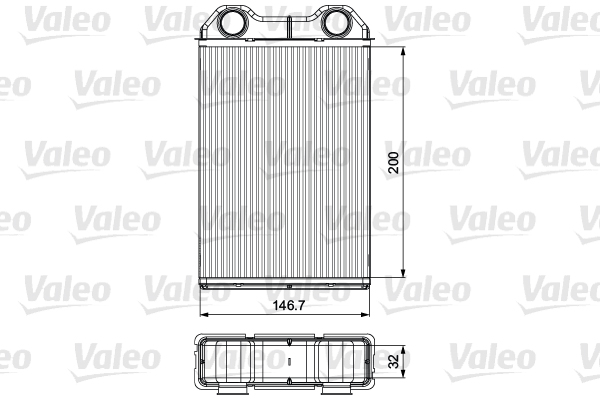 Kachelradiateur Valeo 811533