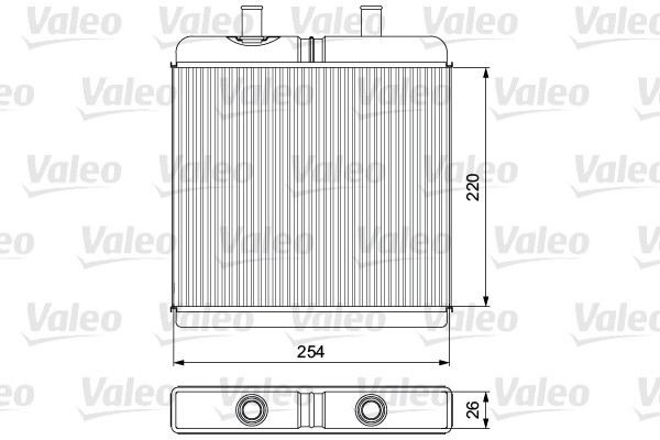 Kachelradiateur Valeo 811539