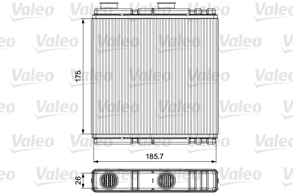 Kachelradiateur Valeo 811543