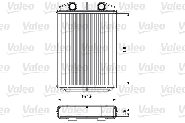 Kachelradiateur Valeo 811553