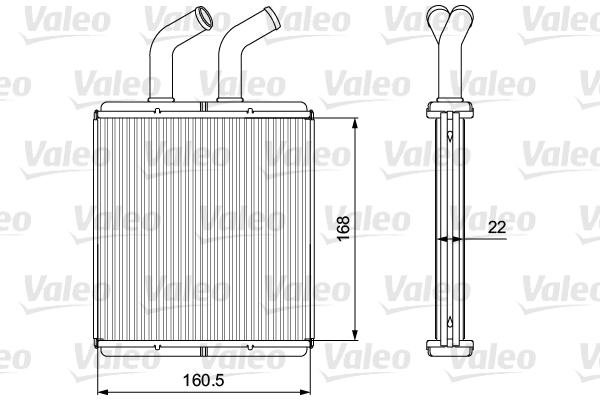 Kachelradiateur Valeo 811562