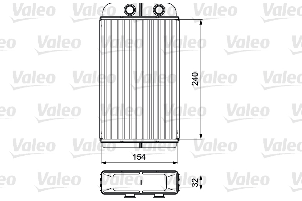 Kachelradiateur Valeo 812282