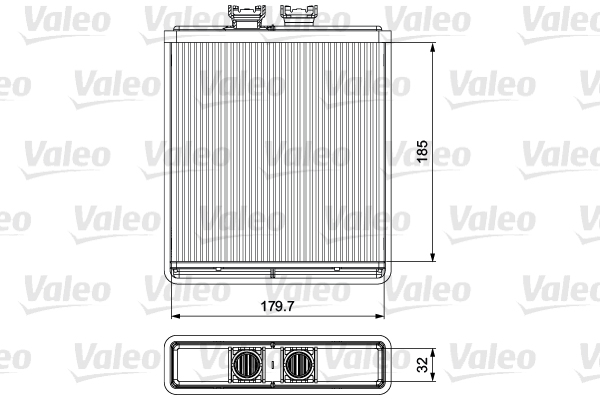 Kachelradiateur Valeo 812319