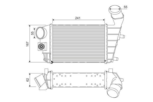 Interkoeler Valeo 817862