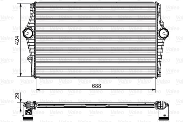 Interkoeler Valeo 818279