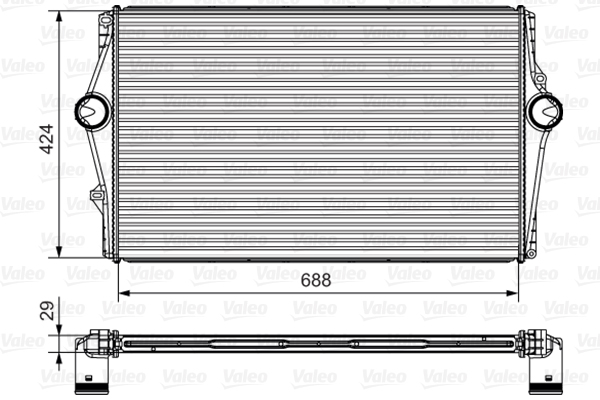 Interkoeler Valeo 818281