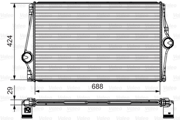 Interkoeler Valeo 818282