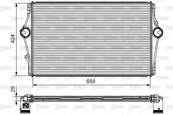 Interkoeler Valeo 818283