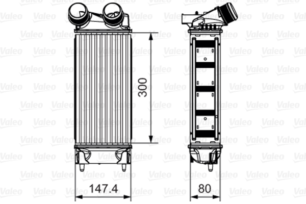 Interkoeler Valeo 818291