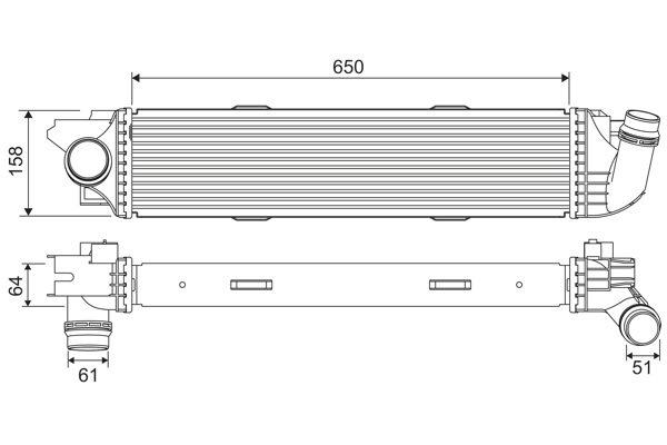 Interkoeler Valeo 818299