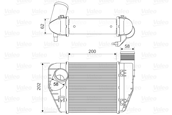 Interkoeler Valeo 818326