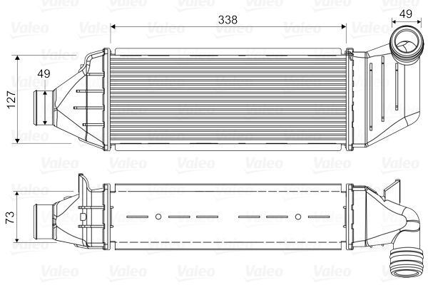 Interkoeler Valeo 818327