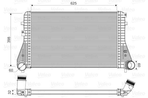 Interkoeler Valeo 818339