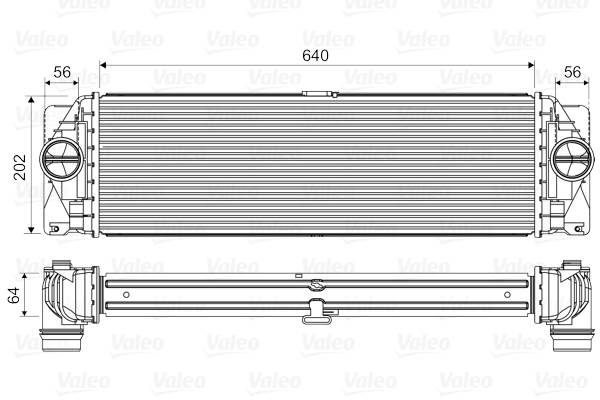 Interkoeler Valeo 818341