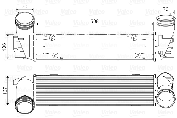 Interkoeler Valeo 818342